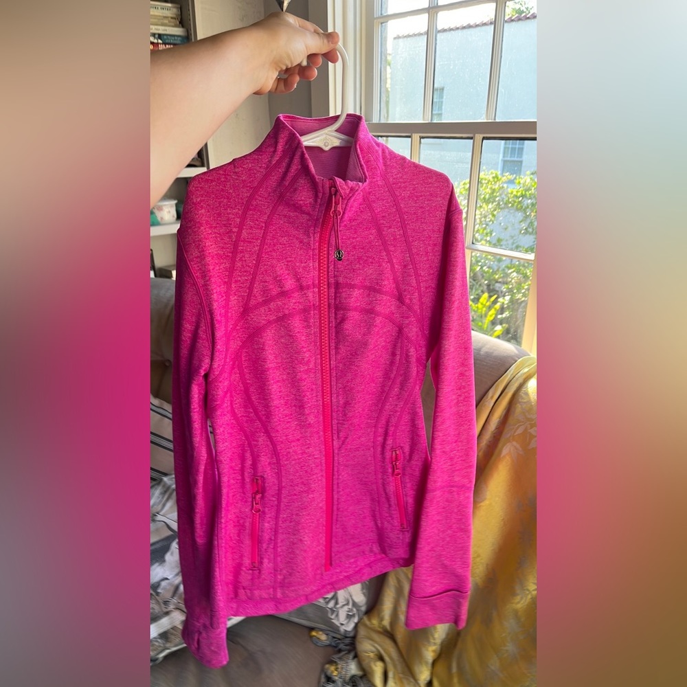 LuLulemon Define Jacket Pink Size 4
